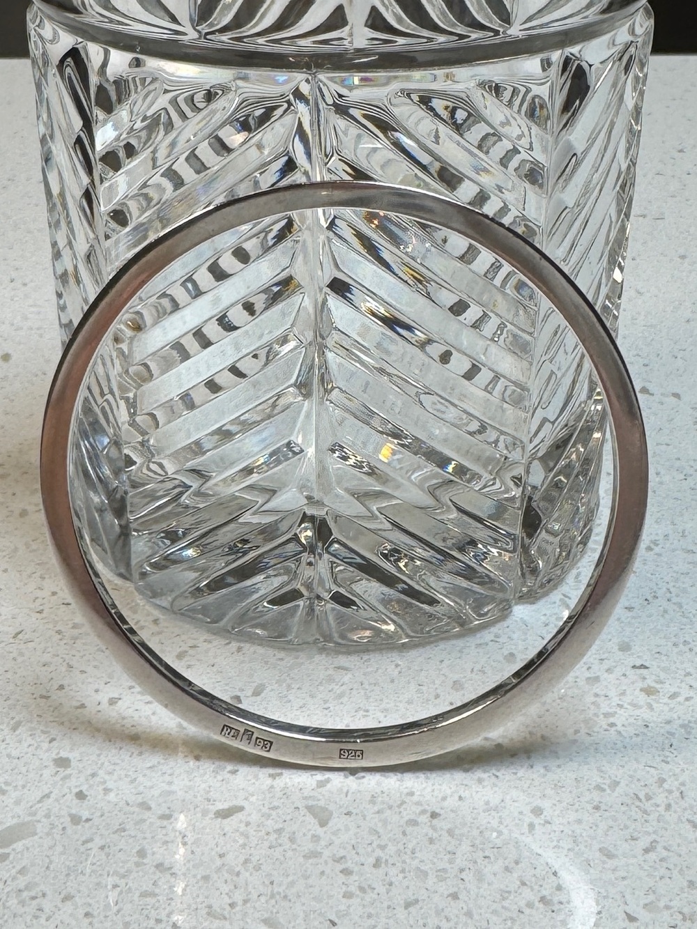 Vintage 1993 Ralph Lauren 925 Sterling Silver Bangle Bracelet Simple 7.85”